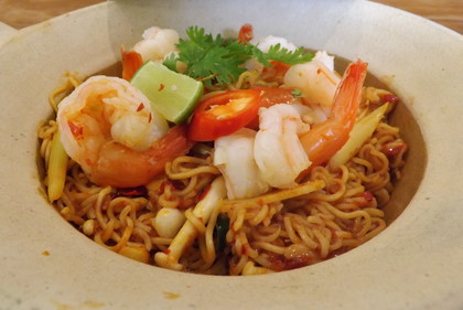エビのスパイシー焼きそば